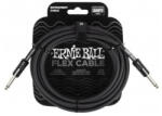 Ernie Ball 6435 Flexcable 6m gitárkábel fekete - hangszercenter