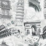  Tapet personalizat Carte postala 74