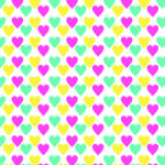  Tapet personalizat Inimioare colorate 155