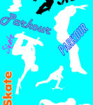  Tapet personalizat Parkour 177