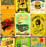  Tapet personalizat Reclame retro 105