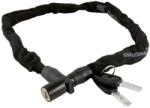 LONGUS Neo Chain kulcsos láncos zár 4 mm x 75 cm fekete