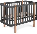 YappyKids YappyÉtude 120x60 Anthracite bükkfa kiságy