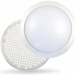 Daniella - deLux Lámpatest, kerek, opál, LED, 30W, 2500lm, 4000K, 180fok, IP54, 240V, 288xSMD3535 - Nelly deLux DEL1051 (DEL1051)