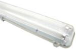 Daniella deLux LED Por- és páramentes üres lámpatest 2x36W méret, LED csőhöz szerelve PC búra IP65 - deLux DEL1610 (DEL1610)