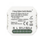 Smartzilla Tuya Zigbee kapcsoló mögé rejthető 2 csatornás kapcsoló okosító (N) (2046402-2N)