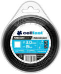 Cellfast Alumínium Részecskékkel Erősített Prémium Damil - Négyzet Profil, 3, 0 mm x 15 m, Cellfast