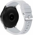 Eternico Elegance Vertical Grain Silver Buckle universal Quick Release 22mm - ezüst (AET-SMQRVEG25S-22)