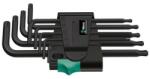 Wera torx kulcs készlet 9 részes 1, 5-10 967/9 pkl/9 fekete (05024242001)