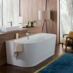 Villeroy & Boch Cada freestanding de colt Villeroy&Boch Oberon 2.1 180x80 cm alb dreapta lipita de perete, BTW (UBQ180OBN9CR00VD01)