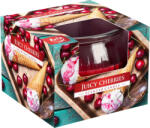 BISPOL Ароматна свещ Bispol Aura - Juicy Cherries, 80 g (sn69-368)