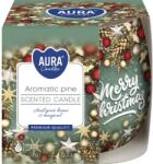 BISPOL Ароматна свещ в чаша Bispol Aura - Aromatic Pine, 100 g (sn71s-63)