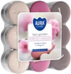 BISPOL Ароматни чаени свещи Bispol Aura - Spa Garden, 18 броя (p15-18-254)
