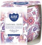 BISPOL Ароматна свещ Bispol Aura - Cashmere and Vanilla, 100 g (sn71s-61)