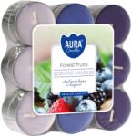 BISPOL Ароматни чаени свещи Bispol Aura - Forest Fruits, 18 броя (p15-18-13)