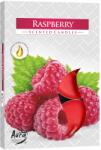 BISPOL Ароматни чаени свещи Bispol Aura - Малина, 6 броя (p15-42)