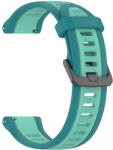 Techsuit Curea pentru Samsung Galaxy Watch 4/5/Active 2, Huawei Watch GT 3 (42mm)/GT 3 Pro (43mm) - Techsuit Watchband (W053) - Teal Blue (KF2328214) - pcone