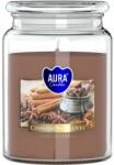 BISPOL Ароматна свещ Bispol Aura - Cinnamon And Cloves, 500 g (snd99-374)