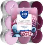 BISPOL Ароматни чаени свещи Bispol Aura - Frozen Berries, 18 броя (p15-18-314)