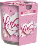 BISPOL Ароматна свещ Bispol Aura - Love Letter, 100 g (sn72s-04)