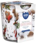 BISPOL Ароматна свещ в чаша Bispol Aura - Festive Time, 100 g (sn72s-26)