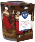 BISPOL Ароматна свещ в чаша Bispol Aura - Christmas Gift, 100 g (sn72s-07)