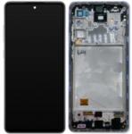 Samsung GH82-25849C Gyári Samsung Galaxy A72 OLED kijelző érintővel lila kerettel előlap (GH82-25849C)