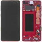Samsung GH82-18835H Gyári Samsung Galaxy S10 piros OLED LCD kijelző érintővel (GH82-18835H)