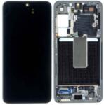 Samsung GH82-30480E Gyári Samsung Galaxy S23 OLED kijelző érintővel Szürke (Graphite) kerettel előlap (GH82-30480E)