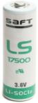 Saft Lítium elem LS17500/ER17500 3.6Ah 3.6V LiSOCl2 (LS17500)