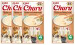  INABA INABA Churu csirke és lazac ízű macskaeledel 4x14g 3+1 Gratis