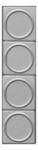 Urmet Kit 2 butoane de apel pentru tastatura 1730/501 (UR1730/104)