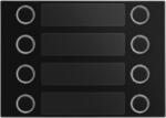 Urmet Panou negru ALPHA cu 8 butoane (4x2) (UR1168/28)