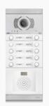 Urmet PANOU VIDEO ALPHA ALB 10ap CU CITITOR MIFARE MONTAJ APARENT (ALPHAPB10KEYVW)