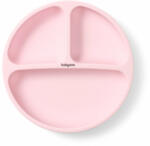 BabyOno Szilikon tányér tapadókoronggal - pink 6h+