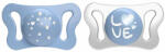 Chicco Physio Micro szilikon cumi 0-2m fiú 2 db - feedo
