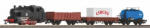 PIKO induló készlet BR 98 gőzmozdony teherkocsikkal, ágyazatos sínnel DB III - 57113 H0 1: 87 méretarány (PI57113)