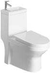 SAPHO HYGIE monoblokkos WC, alsó/hátsó kifolyású, WC-ülőke nélkül, mosdóval (PB104W)
