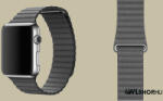 FeiFan Mágneses, bőr hatású óraszíj Apple Watch órához 38/40/41 mm FeiFan - Szürke (IWBM302)