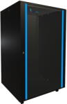 EXTRALINK Dulap rack, Extralink, 27U, 800x800, Montare pe podea, Usa sticla, Deschiderea usii in partea stanga/dreapta, Negru (EX.14404)