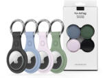 Dux Ducis Tok Dux Ducis Secure Holder szilikon védőtok Apple AirTag-hez - 4 db/cs - fekete/kék/zöld/pink