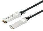 Manhattan 508506 cablu InfiniBand/fibră optică 1 m QSFP+ Negru, Argint (508506)