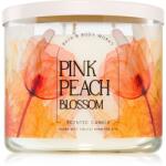 Bath & Body Works Pink Peach Blossom lumânare parfumată 411 g