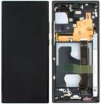 Samsung GH82-23599C Gyári Samsung Galaxy Note20 Ultra / Note20 Ultra 5G fekete LCD kijelző érintővel kerettel előlap (GH82-23599C)
