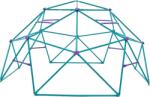 Plum Complex pentru catarat, Climbing Dome metalic 300 cm Plum Phobos - joacă activă în aer liber (PLUM22221AA82)