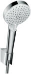 Hansgrohe Crometta, zuhanygarnitúra 100 Vario EcoSmart tömlővel 1250 mm, fehér/króm, HAN-26693400 (HAN-26693400)