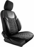 Panda Set Huse Scaune Auto pentru Volkswagen Polo - Panda Berlin, negru cu cusatura gri, 11 piese