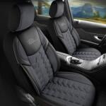 Panda Set Huse Scaune Auto pentru Volvo S60 - Panda Berlin, gri petrol, 11 piese