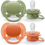 Philips játszócumi Ultrasoft Premium neutral 18hó 2db - babymax
