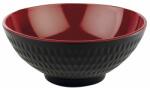 APS ASIA Plus bol din ceramică, negru/roșu, capacitate: 0, 60 litri, înălțime: 70 mm, diametru: 160 mm Castron